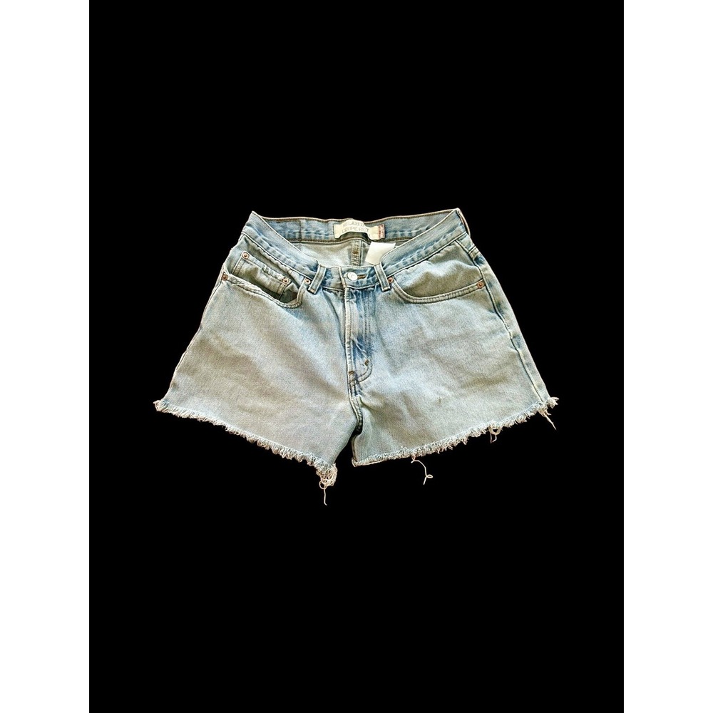 Levi's‎ Women's Cutoff Shorts Relaxed Fit Sz 28W Coupe Relax Denim *flaw
